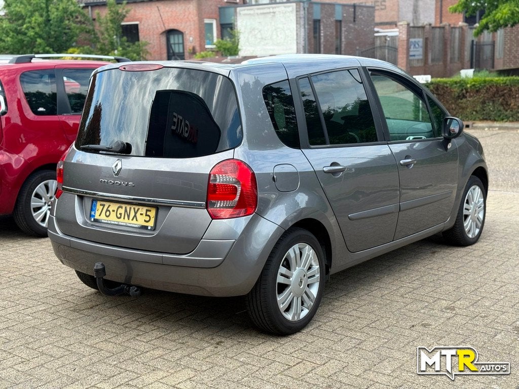 Renault Grand Modus 1.6-16V Dynamique AUT|2e EIG|NAP|NWE APK, Auto's, Renault, Stof, Gebruikt, Zwart, 4 cilinders