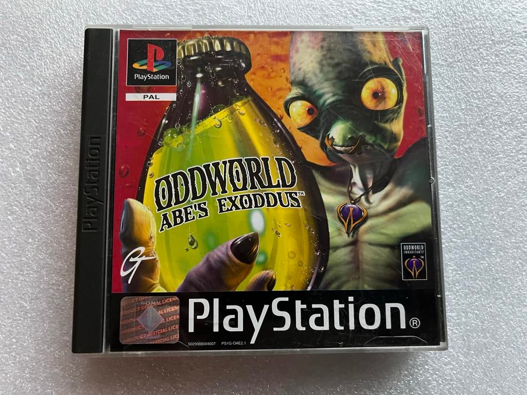 Oddworld Abe's Exoddus - PlayStation 1 (PS1) PAL, Avontuur en Actie, T, Ophalen of Verzenden, Zo goed als nieuw