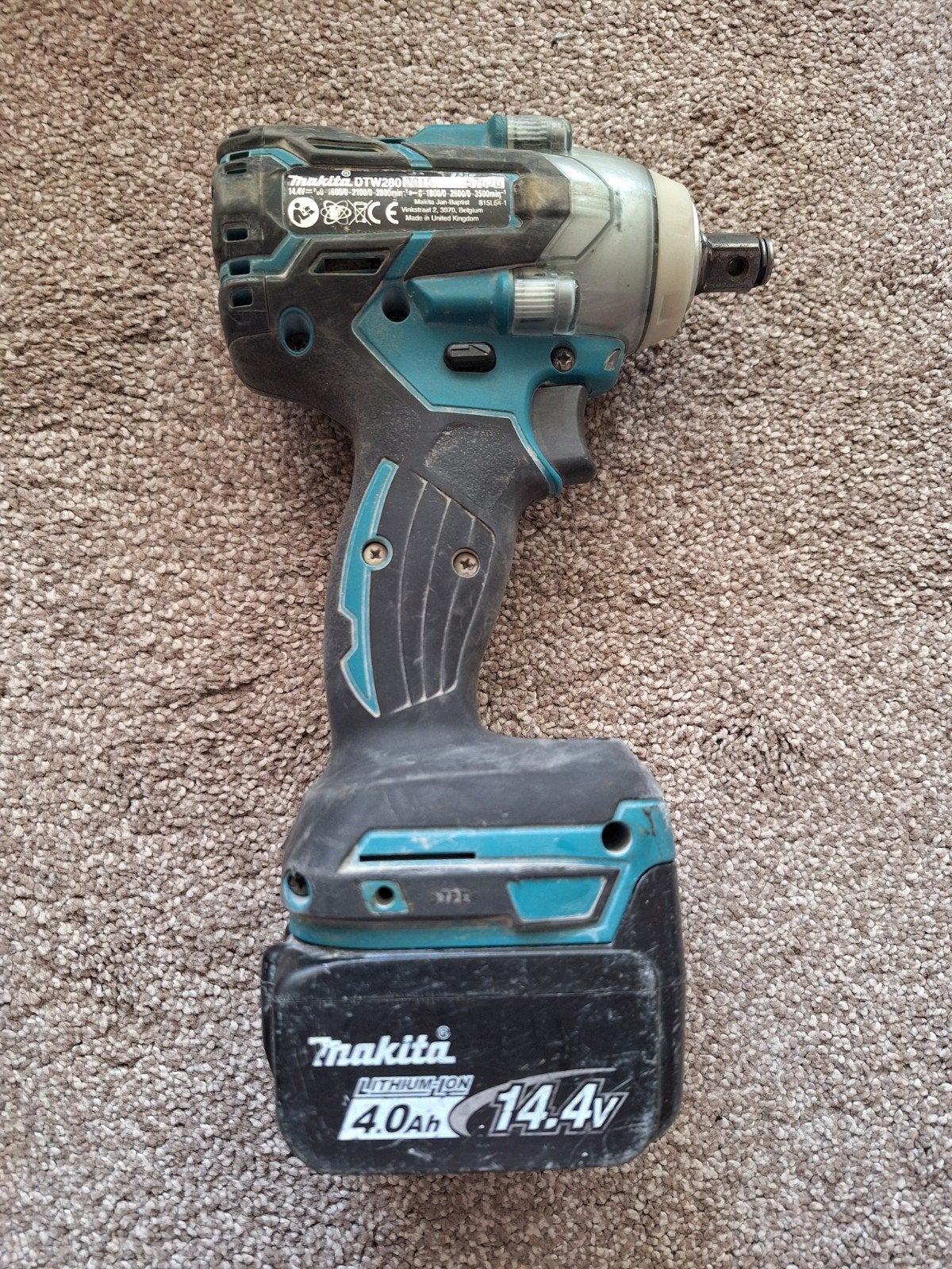 Makita Slagmoersleutel., Ophalen of Verzenden, Gebruikt, Overige typen