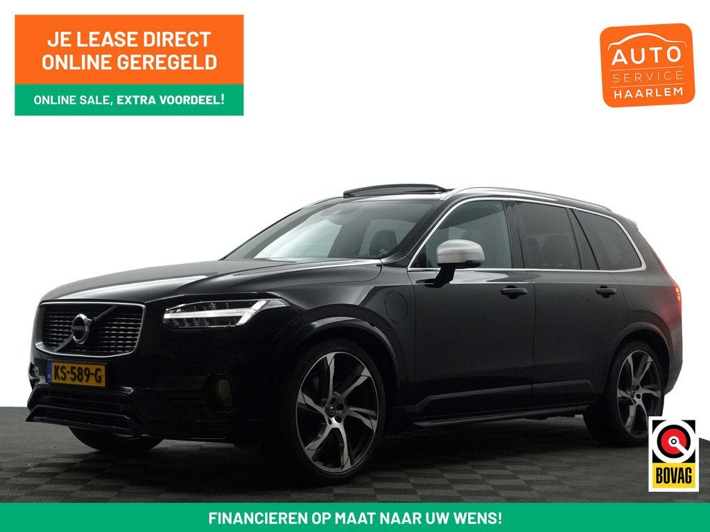 Volvo XC90 2.0 T8 Twin Engine AWD R-Design- 7 Pers, Panorama, Auto's, Volvo, Gebruikt, 320 pk, 7 stoelen, Zwart