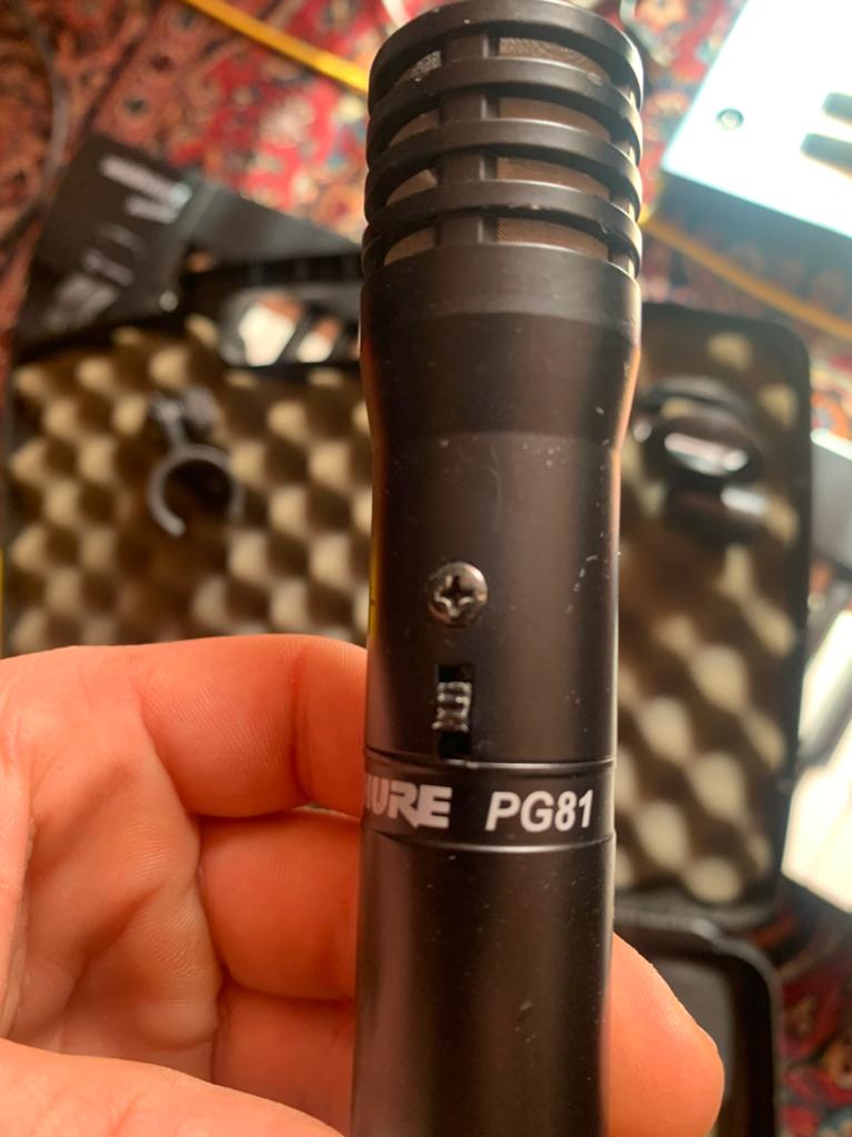 Shure pg81 dynamic microphone, Ophalen of Verzenden, Zo goed als nieuw