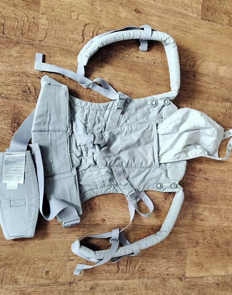 Ergobaby grijze draagzak (Adapt Pearl Grey), Kinderen en Baby's, Babydragers en Draagdoeken, Overige merken, Gebruikt, Buik of Rug