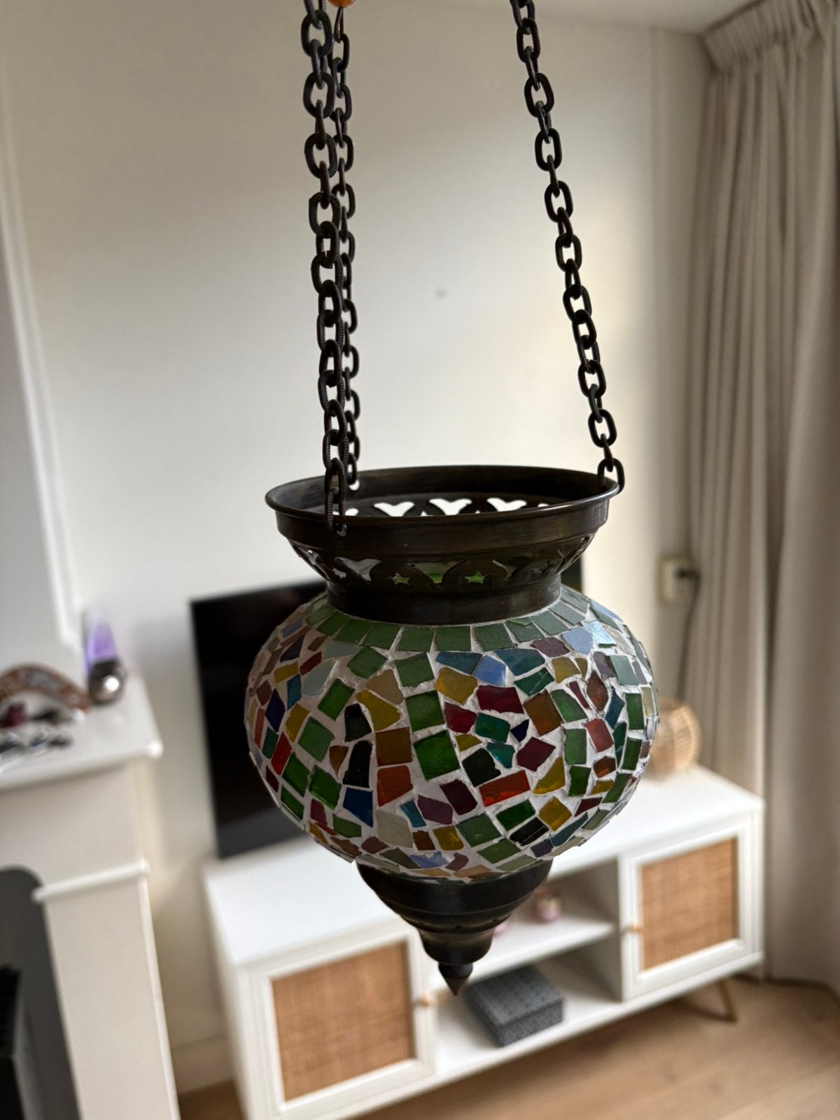 Turkse mozaiek lampion, Ophalen of Verzenden