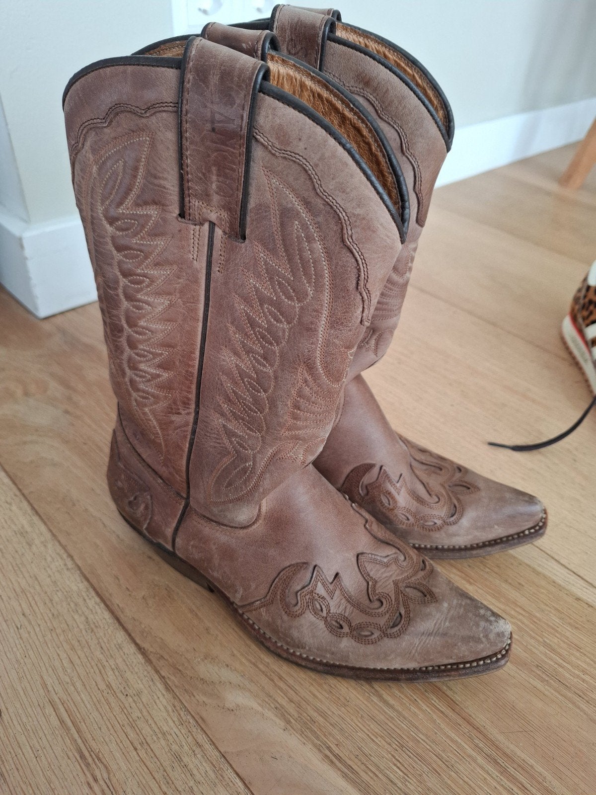 Sancho Boots cowboylaarzen maat 37, Bruin, Lage of Enkellaarzen, Ophalen of Verzenden, Sancho