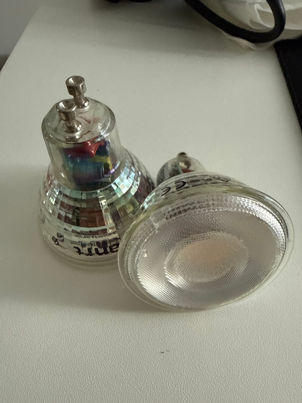 2x IKEA Kajplats GU10 Kleur, Ophalen, Zo goed als nieuw, GU10, Led-lamp