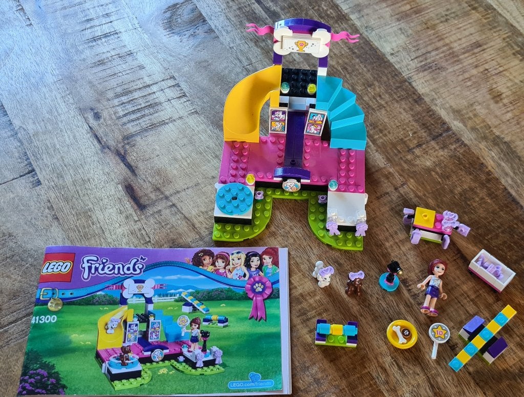 LEGO Friends Puppy Kampioenschap 41300, Kinderen en Baby's, Lego, Ophalen of Verzenden, Zo goed als nieuw, Complete set