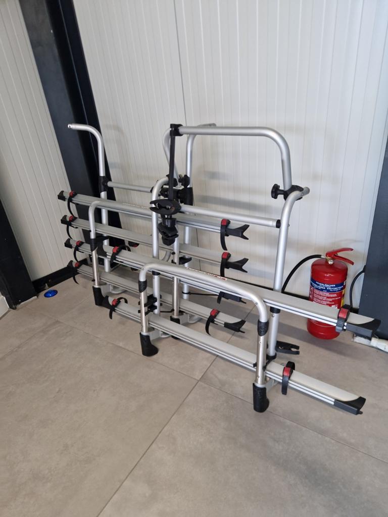 Fiamma fietsenrek voor camper, Caravans en Kamperen, Camper-accessoires, Ophalen of Verzenden, Zo goed als nieuw