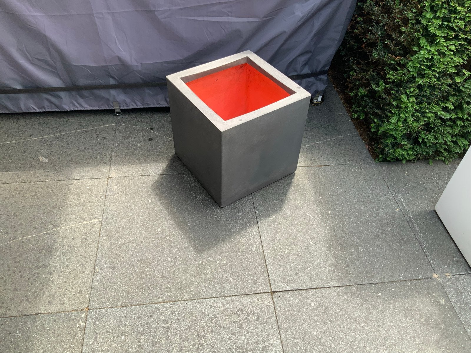 Capi Urban Smooth NL Bloempot - CO2 neutraal & gerecycled, Ophalen, Kunststof, 40 cm of meer, Vierkant