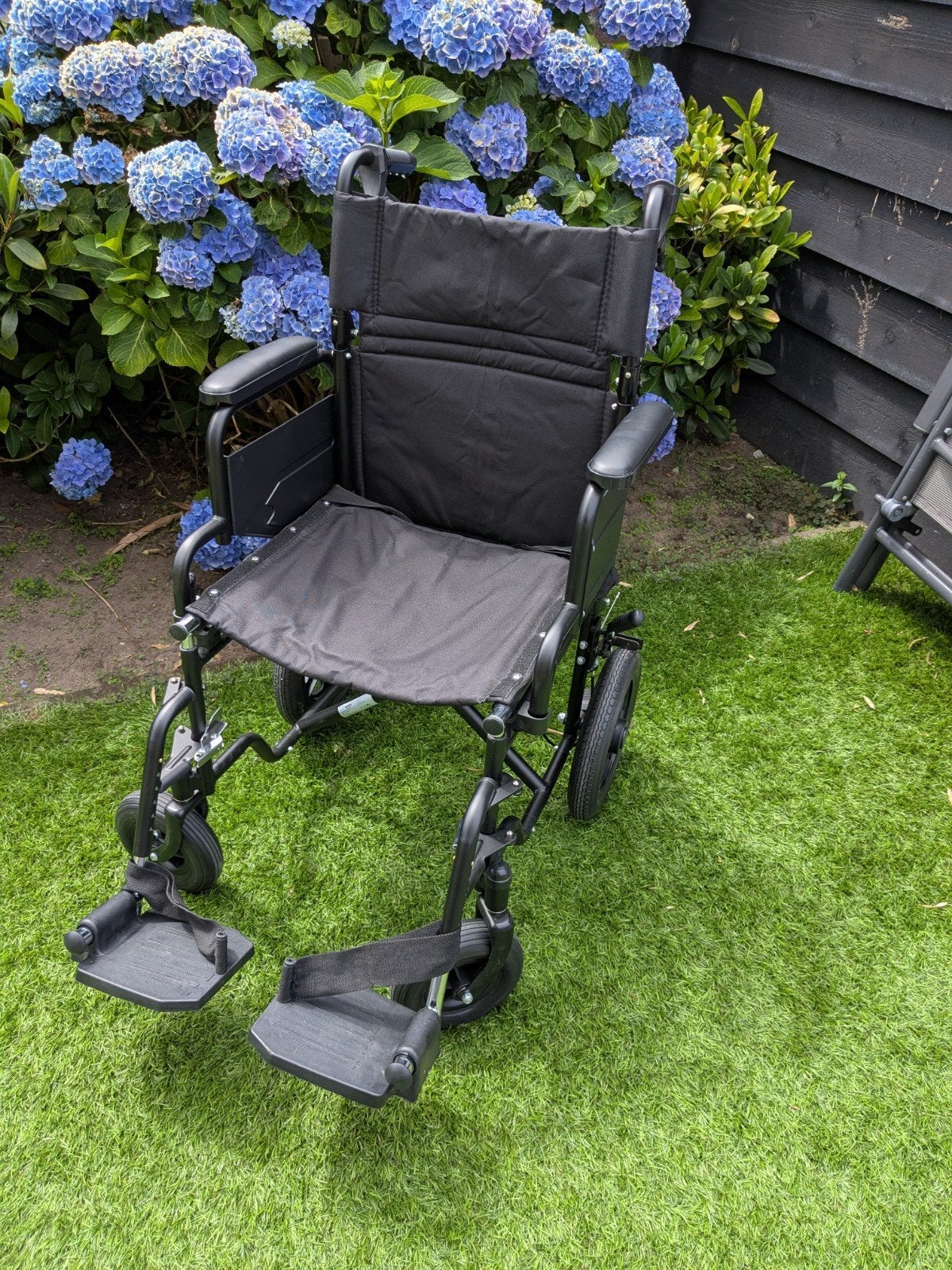 Transport rolstoel Plaza PL 2, Diversen, Rolstoelen, Ophalen, Inklapbaar, Zo goed als nieuw, Duwrolstoel