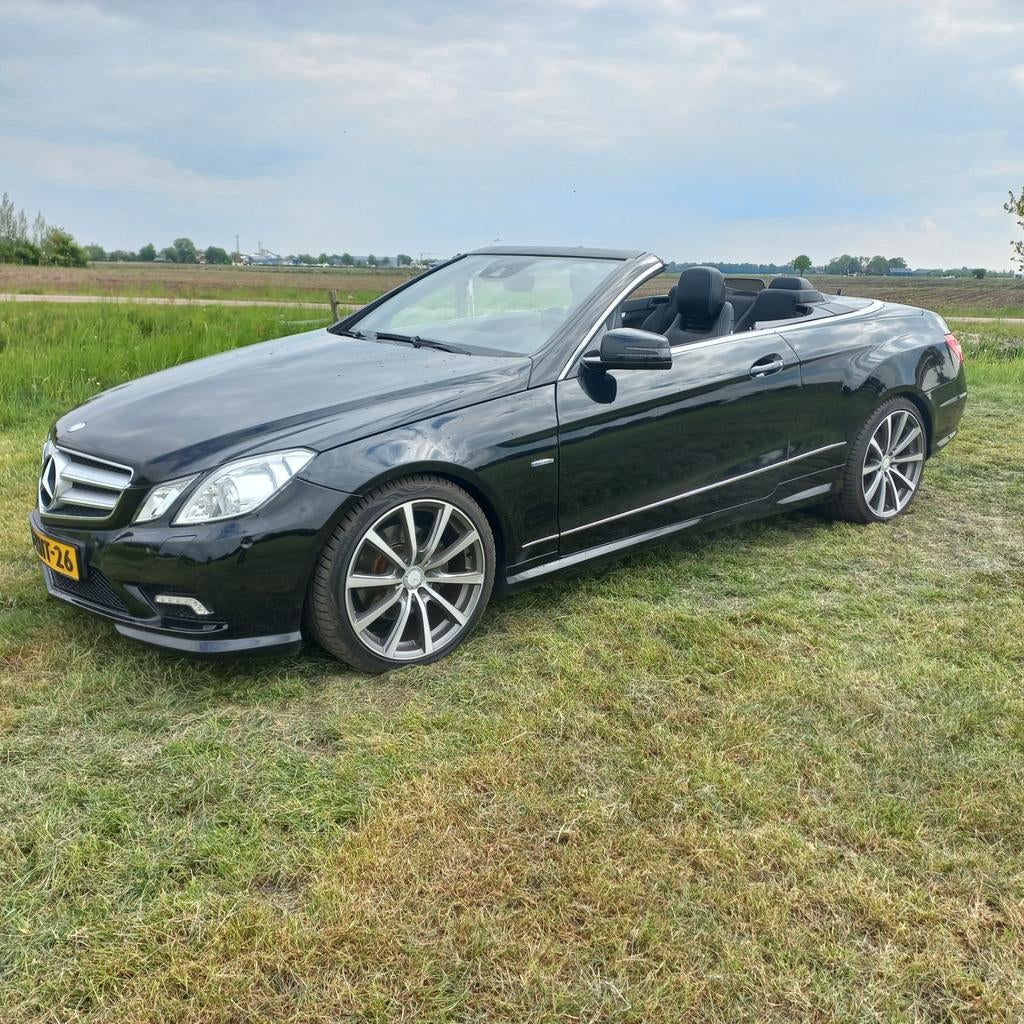 Mercedes-Benz E-Klasse 3.0 CDI E350 Cabriolet AUT 2010 Zwart, Auto's, Mercedes-Benz, Particulier, E-Klasse, ABS, Airbags, Airconditioning
