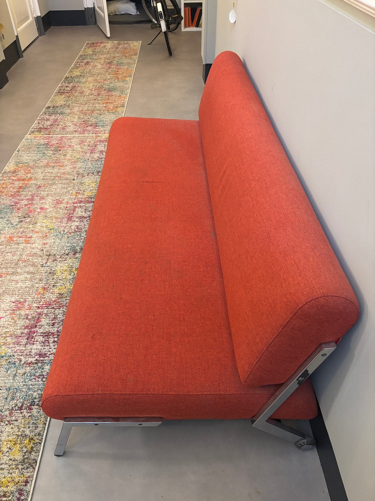 Design slaapbank, Huis en Inrichting, Slaapkamer | Slaapbanken, Ophalen, Gebruikt, Tweepersoons, 190 cm of minder