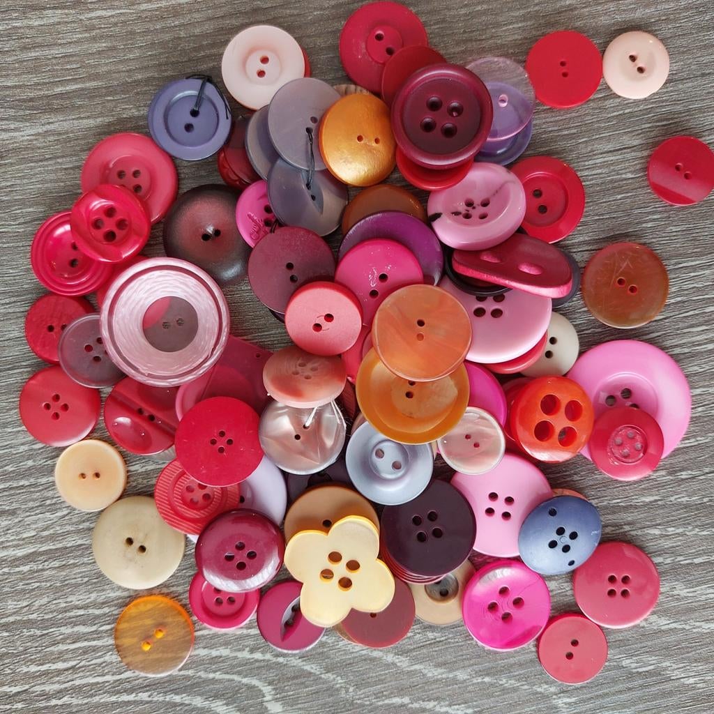 Mix van Knoopjes in Diverse Kleuren en Maten, Ophalen of Verzenden, Gebruikt, Knoop of Knopen