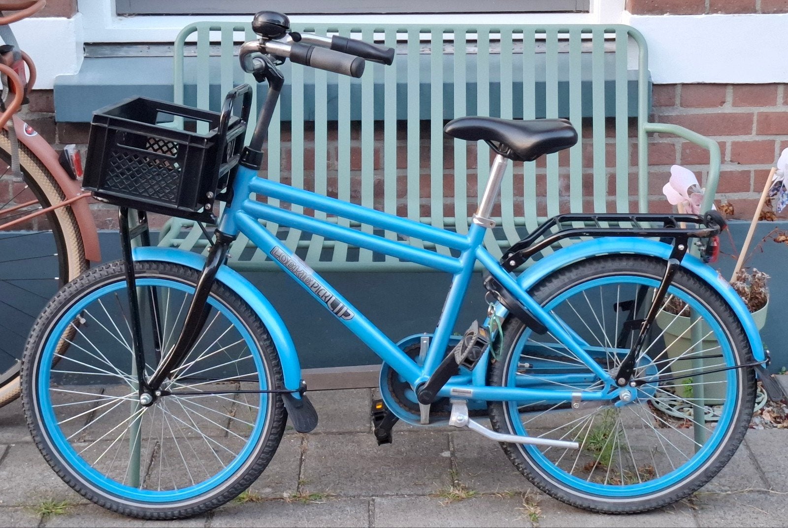 Blauwe Transport Fiets | Loekie Pick Up | 20 inch, Ophalen, Terugtraprem, Gebruikt, Loekie pickup