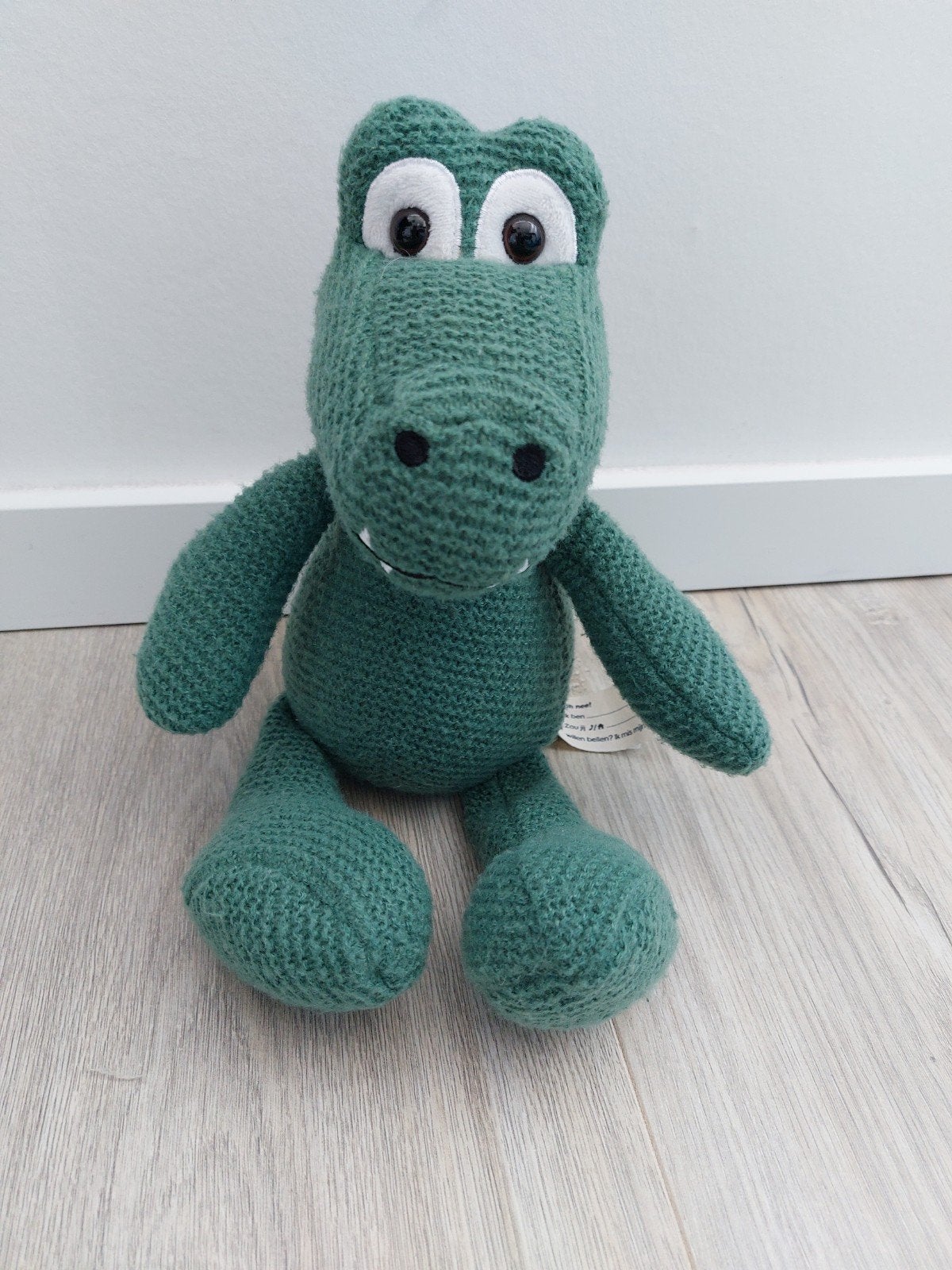 Knuffel Hema Krokodil crocodile groen L2203, Ophalen of Verzenden, Zo goed als nieuw, Overige typen