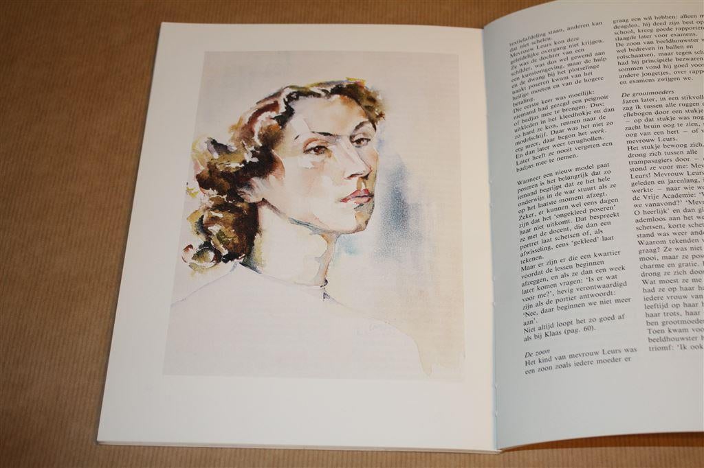 Kunstenaar en model. Eline Cremers. 1985., Boeken, Ophalen of Verzenden, Gelezen, Tekenen en Schilderen