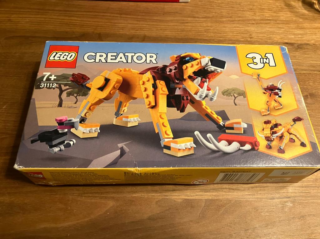Lego creator 31112 leeuw nieuw in doos, Lego, Nieuw, Ophalen of Verzenden, Ongeopend/sealed