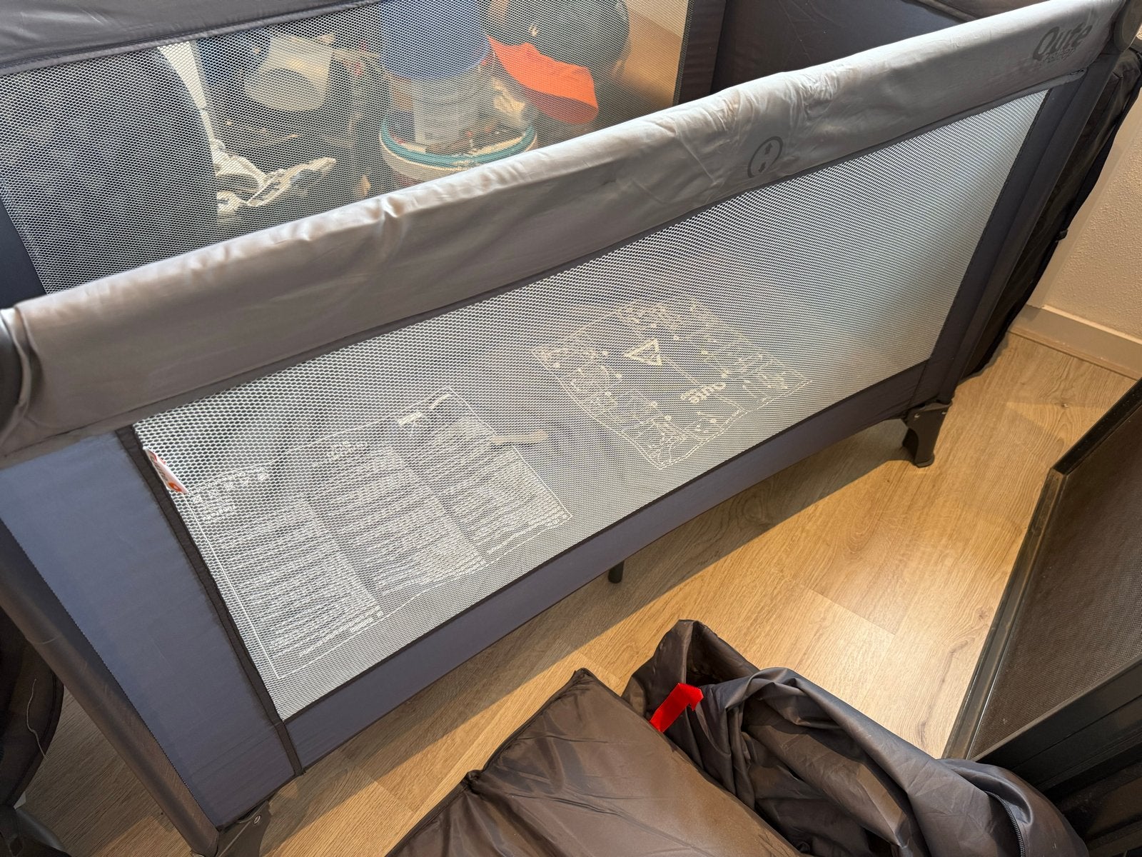 Hauck Babybedje camping met matrasje - Zo goed als nieuw, Ophalen, 70 tot 85 cm, Zo goed als nieuw, Minder dan 140 cm
