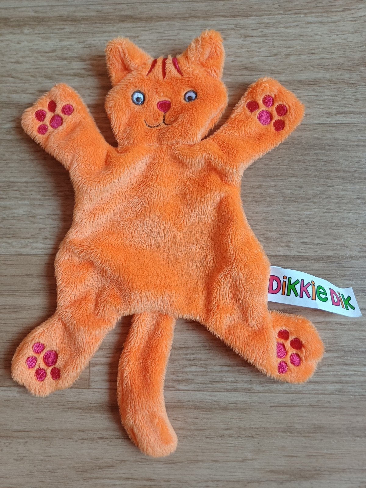 doekje dikkie dik oranje kat knisperdoekje lapje, Ophalen of Verzenden