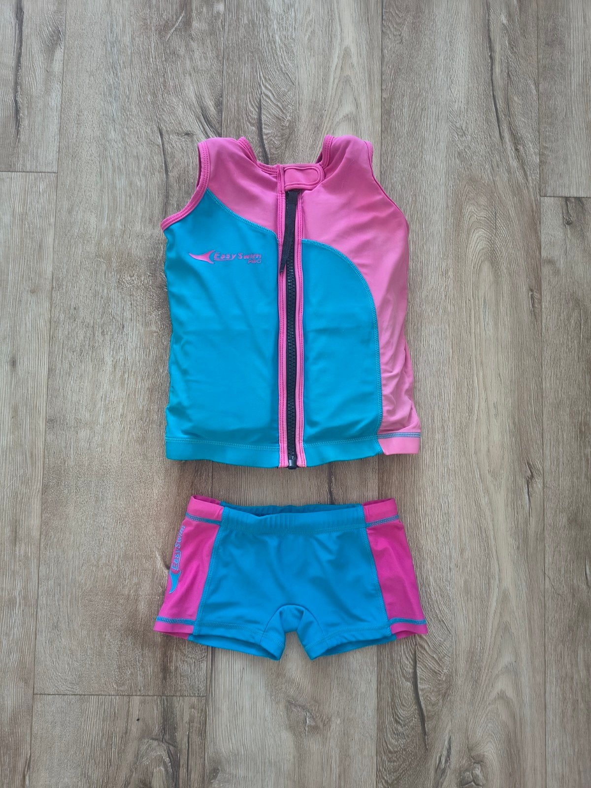 Mooi roze blauw EasySwim Pro zwemvest, drijfvest zwemles, M., Kinderen en Baby's, Kinderkleding | Kinder-zwemkleding, Meisje, Onb