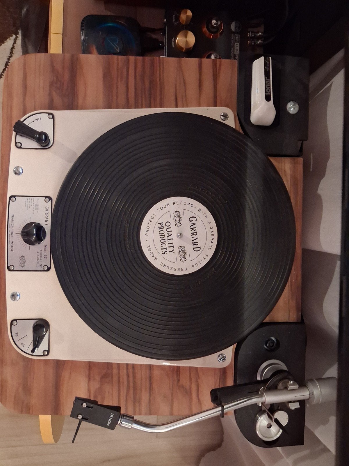 garrard 301 grease met orgineel boekje, Ophalen, Overige merken