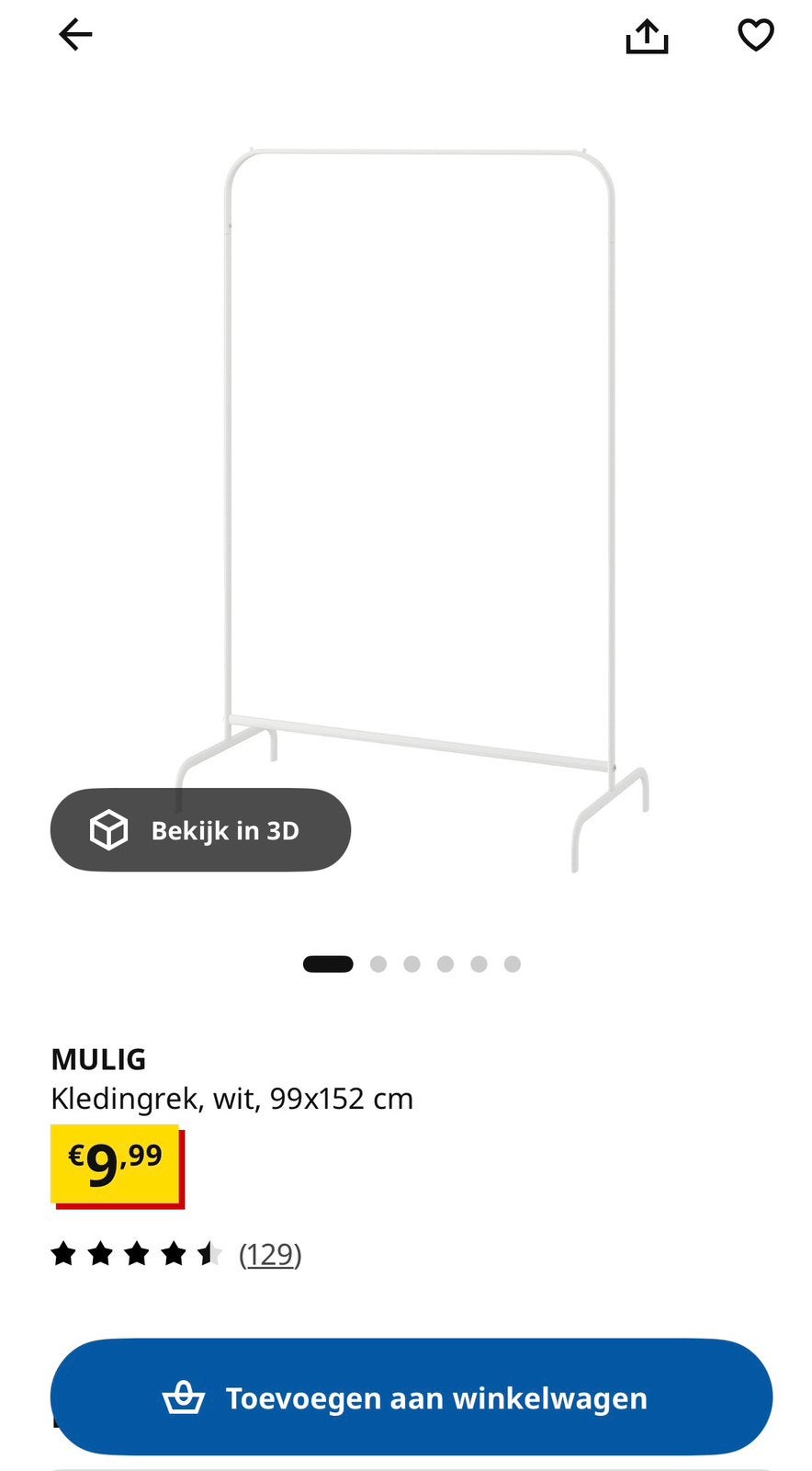 Mulig Kledingrek, Kleding | Dames, Kledingrekken, Ophalen, Nieuw