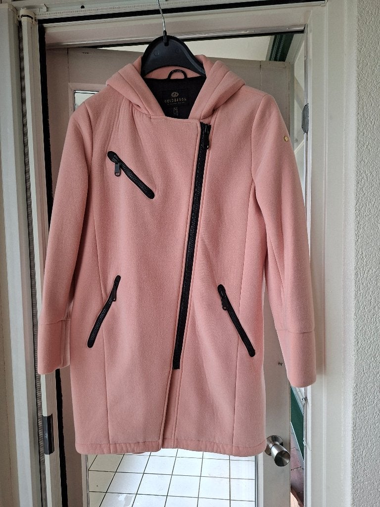Mooie Goldbergh winterjas maat 40-42, Maat 42/44 (L), Ophalen of Verzenden, Roze, Gedragen