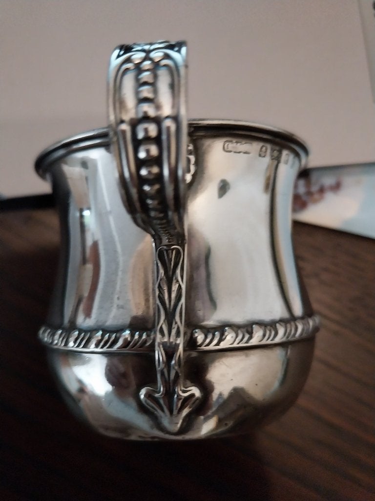 Antiek zilveren kinderbekertje, Antiek en Kunst, Verzenden, Zilver