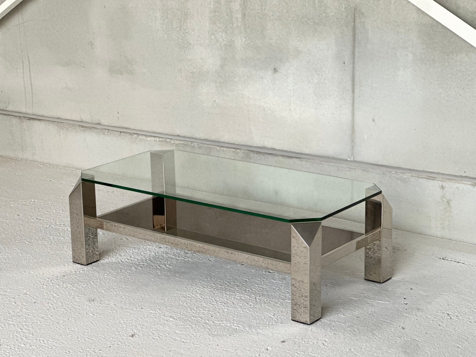 Vintage coffeetable by Belgochrom, Antiek en Kunst, Antiek | Meubels | Tafels, Ophalen