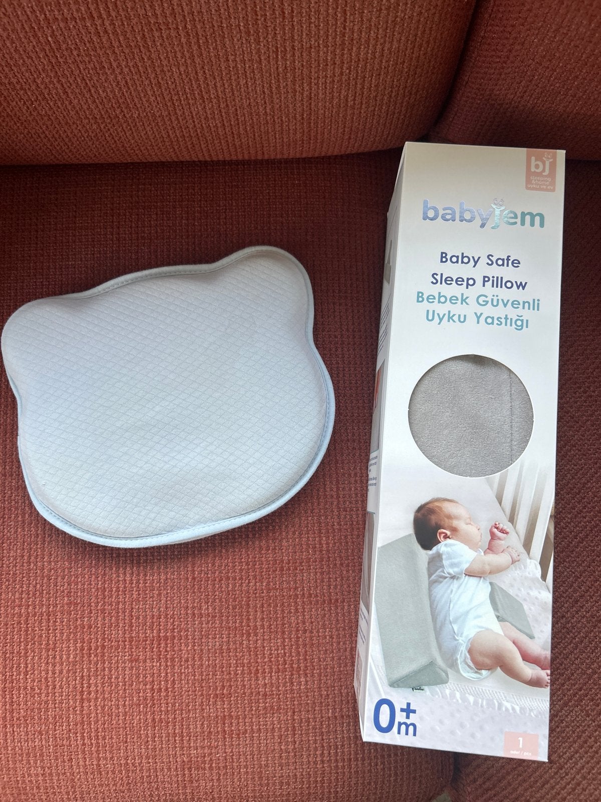 Set Babyjem Baby Safe Sleep Pillow en ademend kussentje, Kinderen en Baby's, Ophalen of Verzenden, Nieuw, Overige typen
