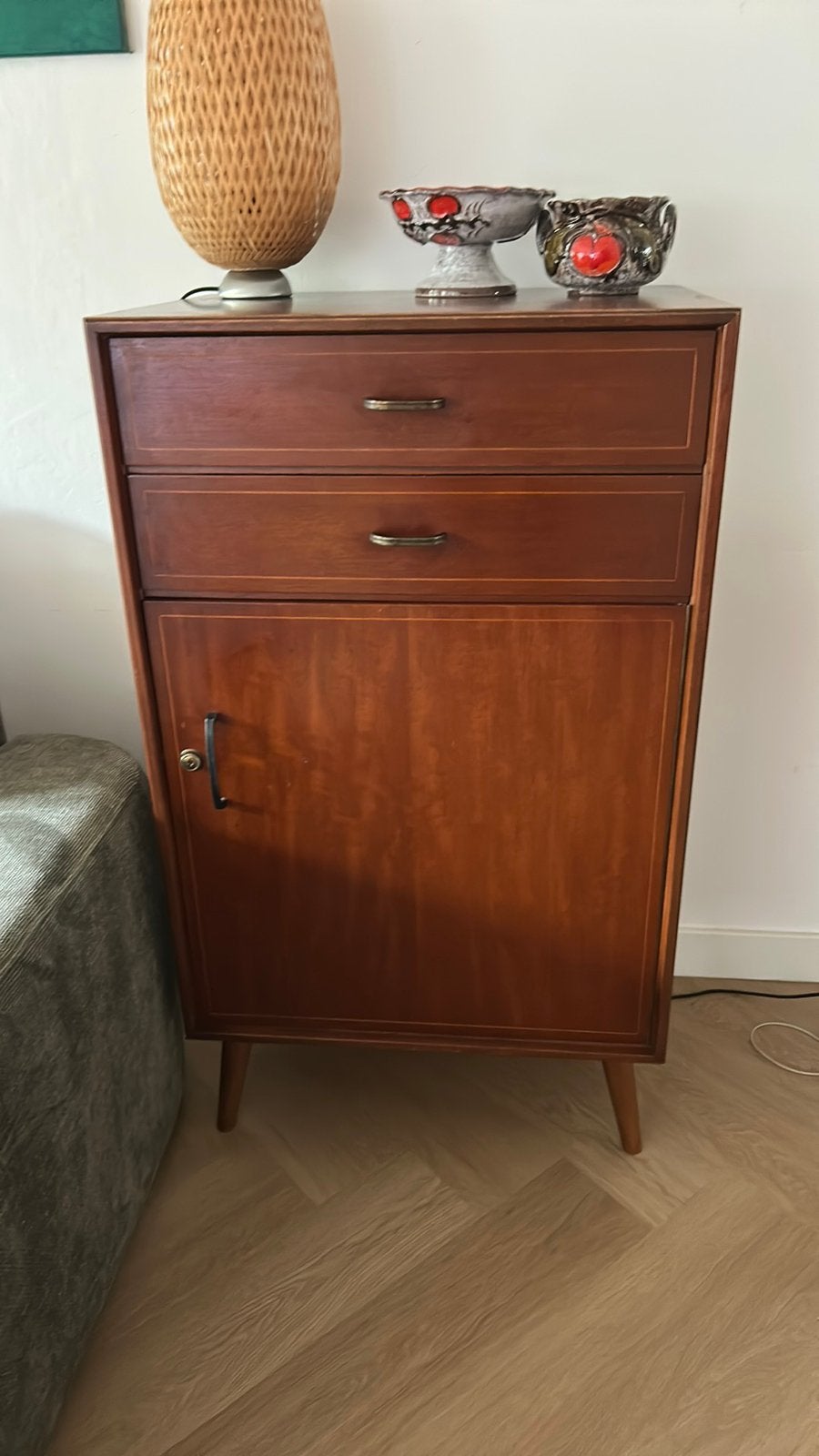 Vintage mid-century jaren 60 Formule kast, Ophalen, Zo goed als nieuw, 45 tot 65 cm, 70 cm of meer