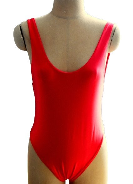 Nieuw LA Sisters satin badpak, bathing suit, rood, Mt. M, LA Sisters, Verzenden, Nieuw, Badpak