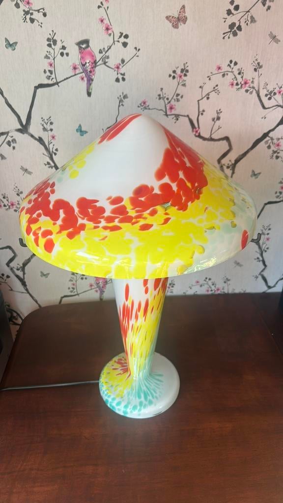 Murano glazen tafellamp., Antiek en Kunst, Kunst | Designobjecten, Ophalen