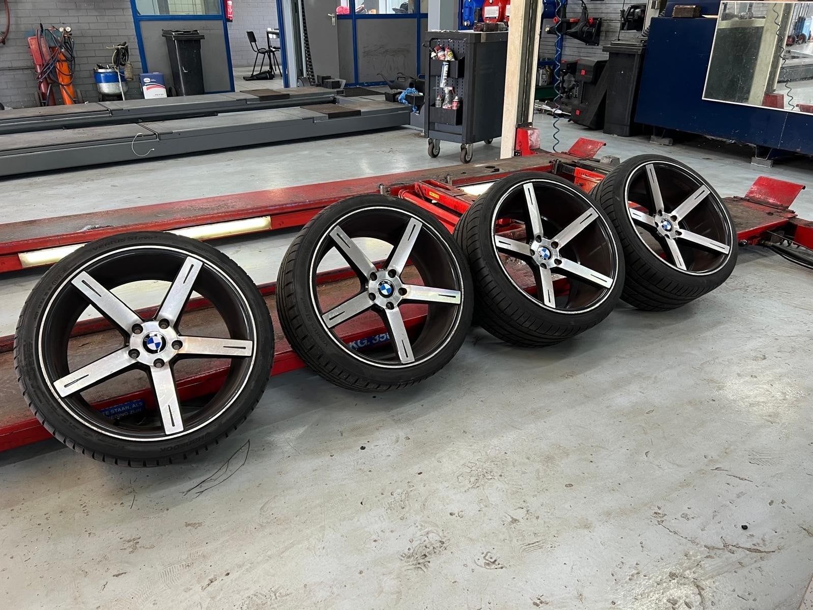 20 inch BMW velgen met Hankook zomerbanden, Auto-onderdelen, Banden en Velgen, Ophalen, Banden en Velgen, Personenwagen, 20 inch