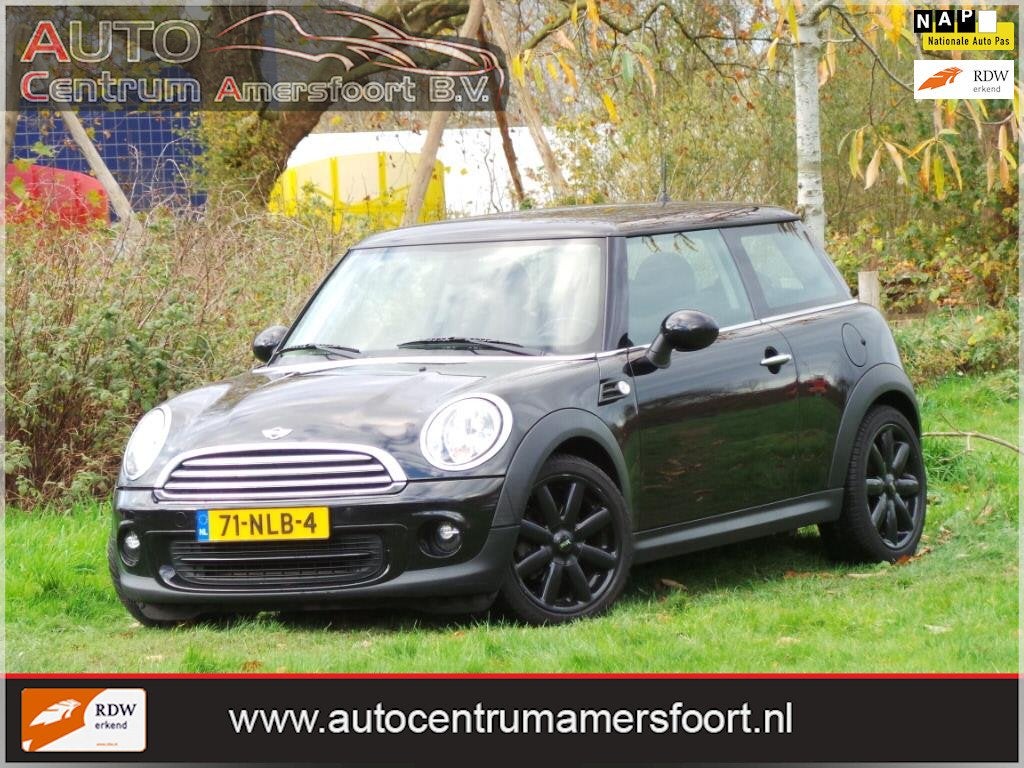 Mini Mini 1.6 One MINIMALIST Business Line ( INRUIL MOGELIJK, Auto's, Mini, Voorwielaandrijving, Euro 5, 4 stoelen, Zwart