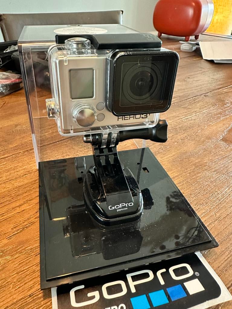 GoPro Hero 3+ met uitgebreide accessoires en 4 accu's, Ophalen, Gebruikt, GoPro