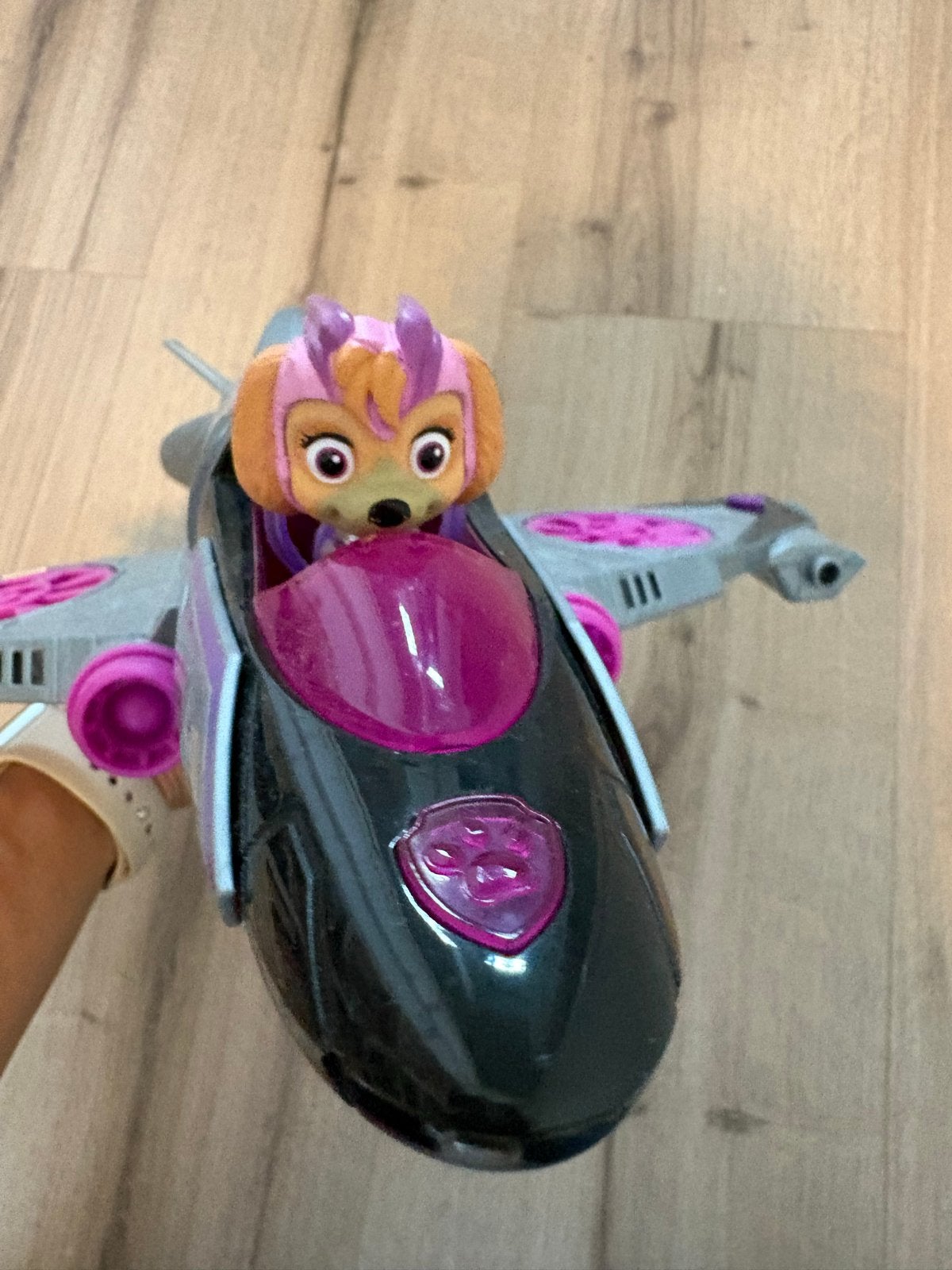 Paw Patrol Skye Jet Vliegtuig Speelgoed, Ophalen of Verzenden, Gebruikt