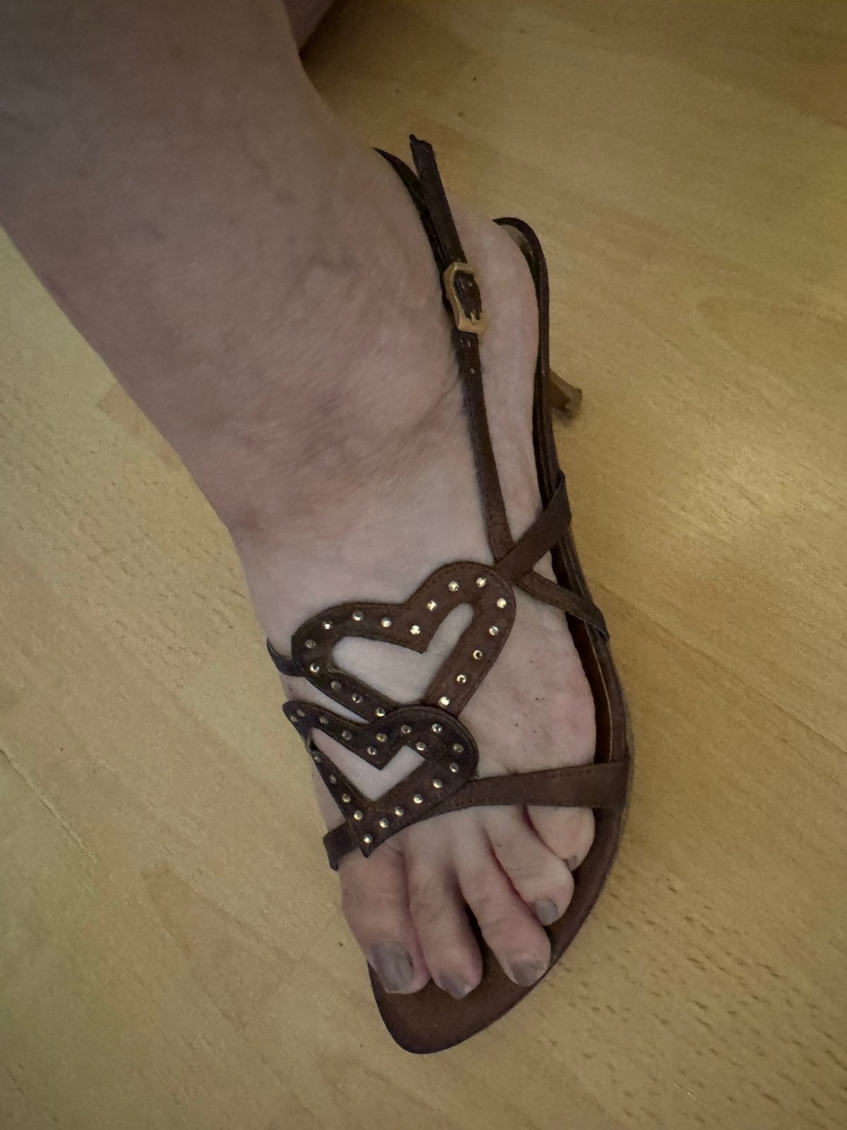 zgan schoenen met klein hakje, Kleding | Dames, Bruin, Zo goed als nieuw, Sandalen of Muiltjes, Ophalen of Verzenden