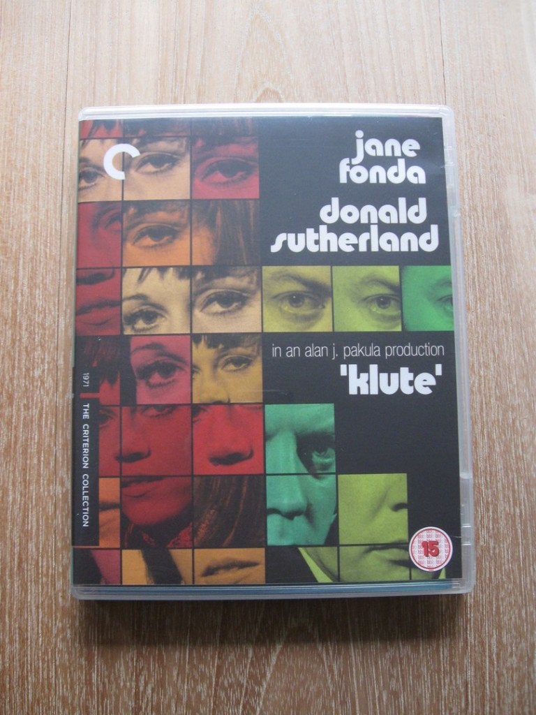 Blu-ray Klute (UK uitgave) Donald Sutherland Criterion, Engels, Film, Engels, Ophalen of Verzenden