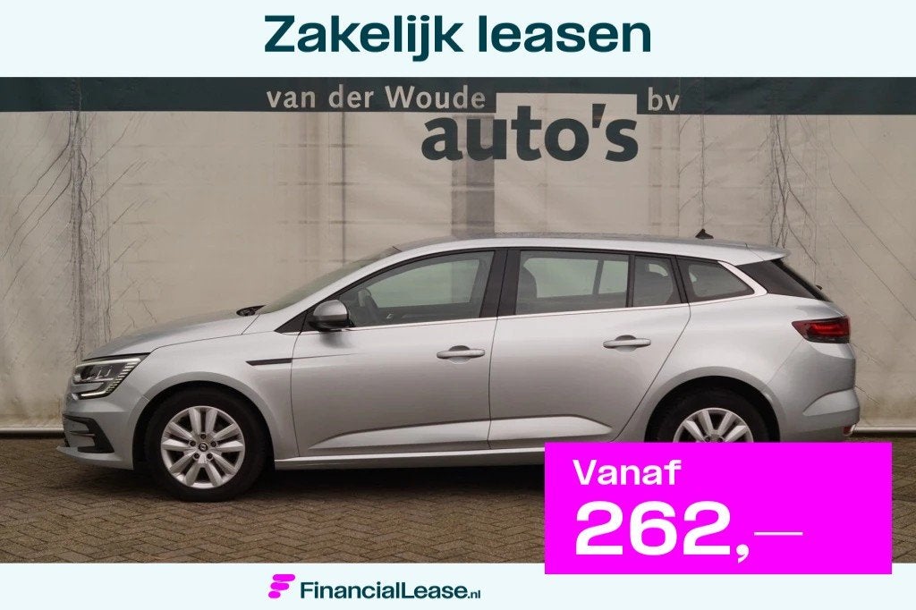 Renault Mégane Estate 1.3 TCe 140pk Equilibre -NAVI-ECC-PDC, Voorwielaandrijving, Stof, Gebruikt, Euro 6