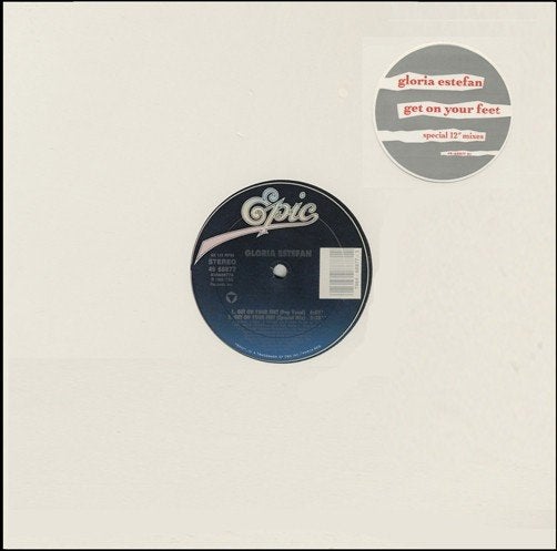 Maxi single Gloria estefan - get on your feet, Cd's en Dvd's, Ophalen of Verzenden, Zo goed als nieuw