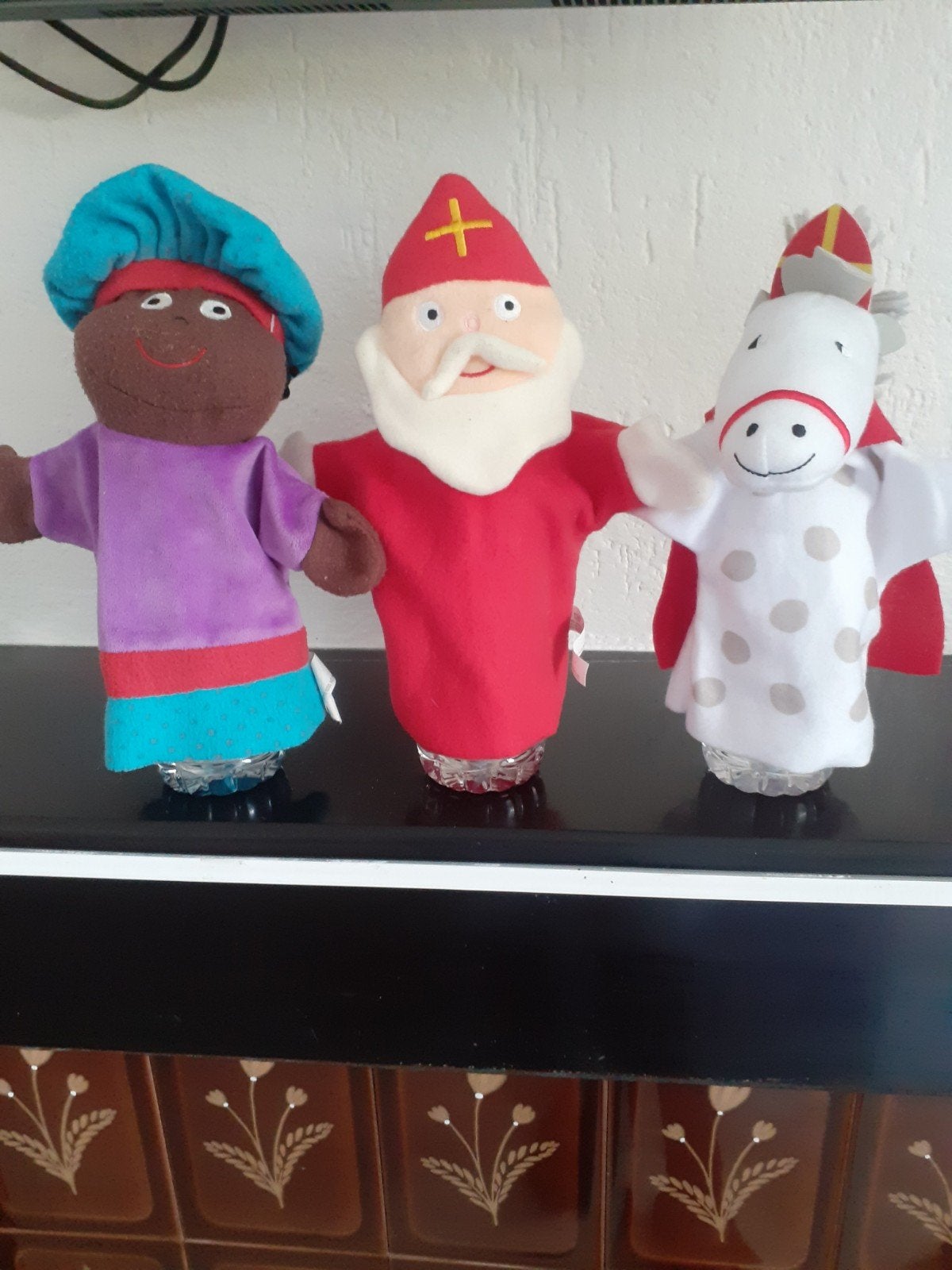 Sint en Piet en paard handpoppen, Ophalen of Verzenden