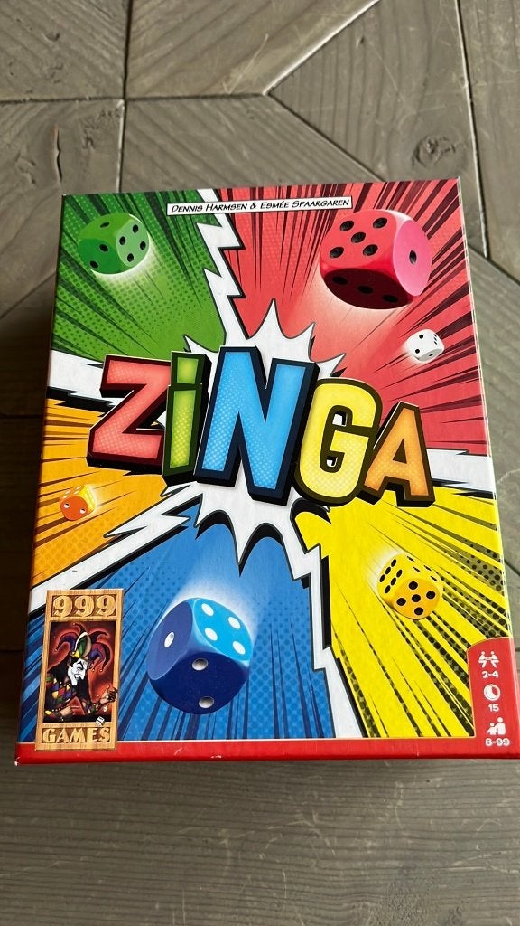 Zinga, Ophalen of Verzenden, Zo goed als nieuw, 999 Games