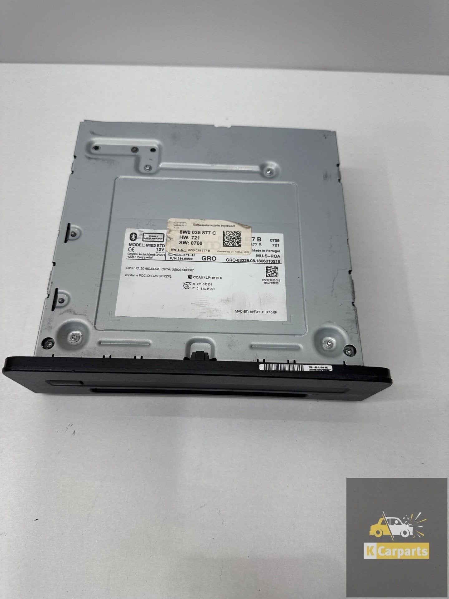 NAVIGATIE MODULE MIB2 GPS COMPUTER AUDI A4 B9 8W0035877C, Gebruikt, AUDI AG, Auto-Union-Strasse 1
85045  Ingolstadt, DE, Kundenbetreuung@audi.de