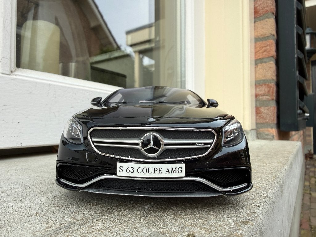 1:18 Mercedes S63 AMG Coupe C217 zwart 2015 GT Spirit ZM041, Hobby en Vrije tijd, Overige merken, Info@gts-models.com, 2, rue de l'écusson, Zone commerciale Oxygène Sud, Josselin, 56120, FR
