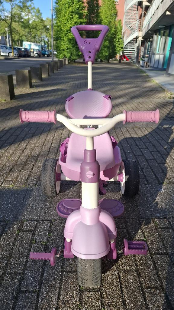 Kinder driewieler met duwstang en kiepbakje, Fietsen en Brommers, Ophalen, Gebruikt, Onbekend, Duwstang