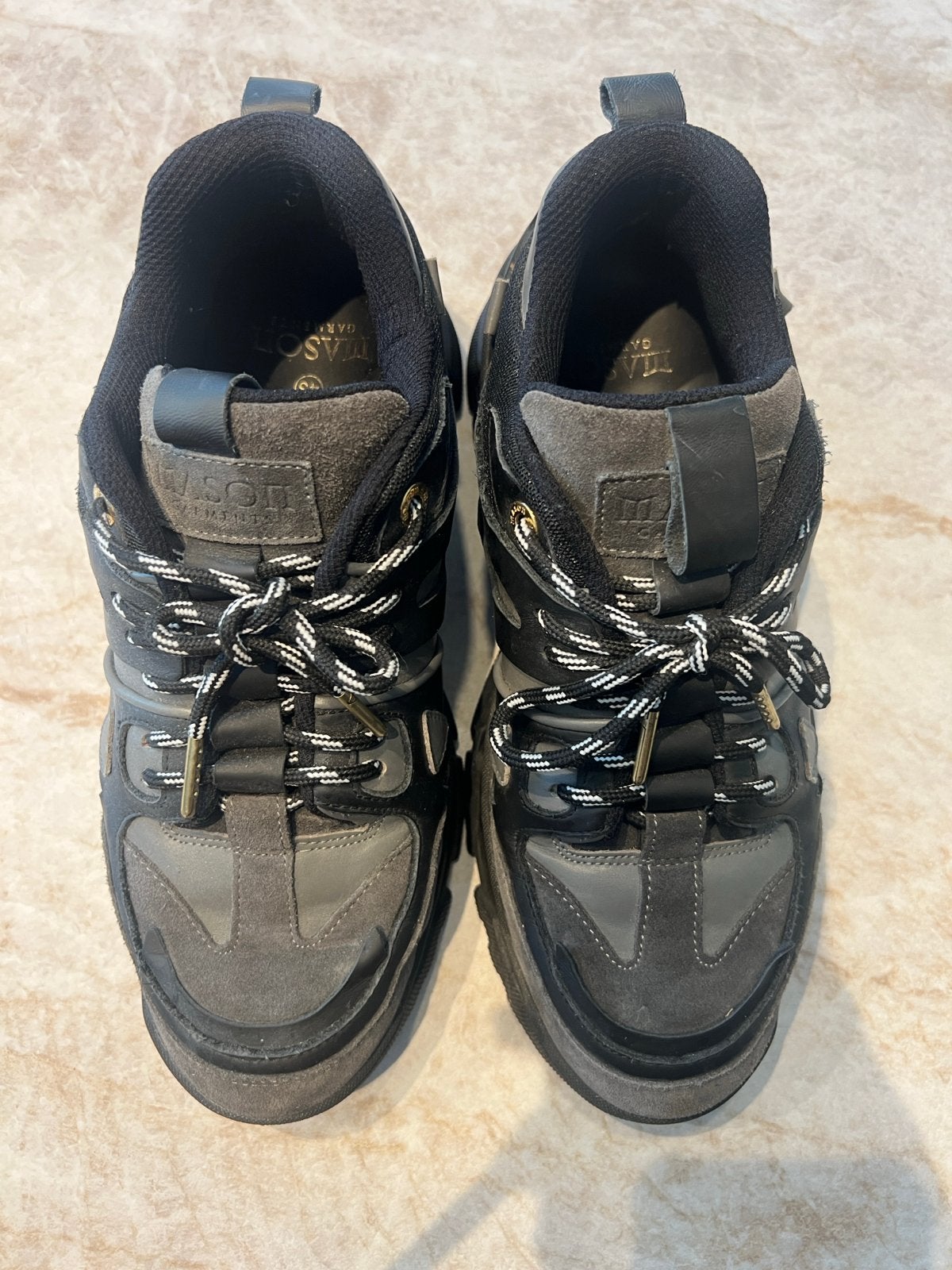 Mason Garments Sneakers Maat 43 Zwart/Grijs, Ophalen of Verzenden, Gedragen, Zwart, Sneakers of Gympen