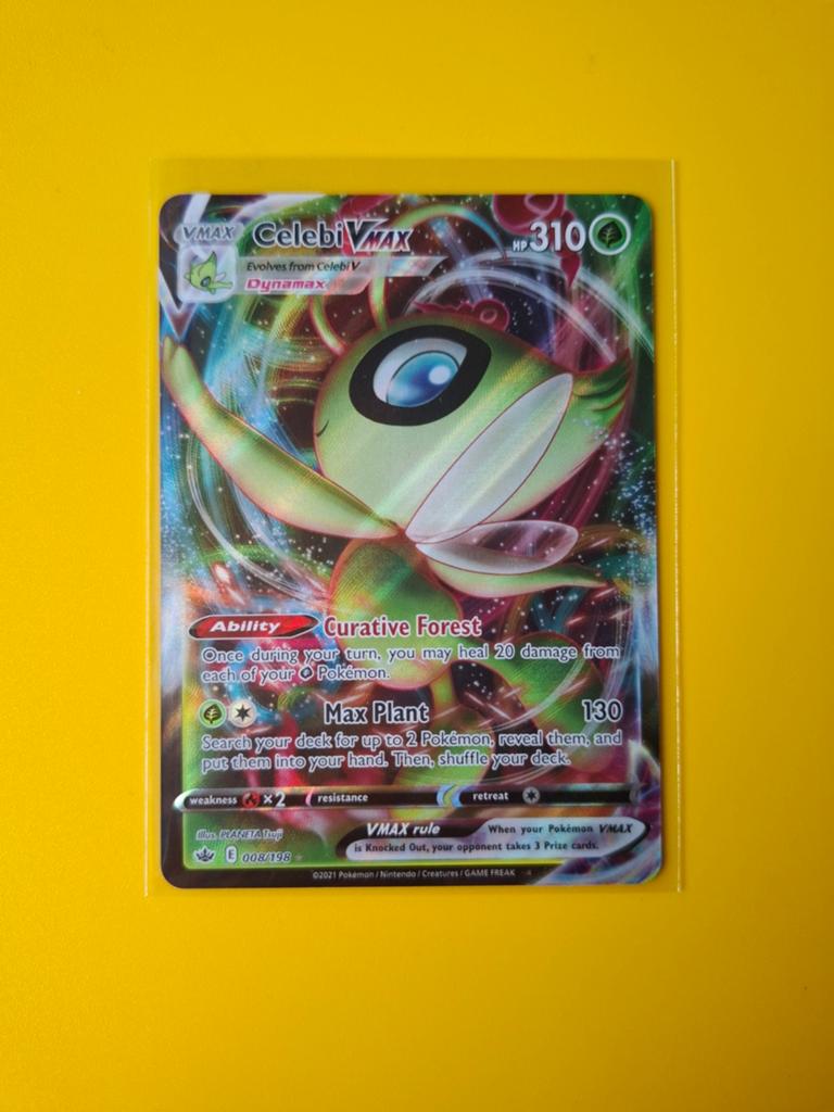 Celebi, Pokemon, 8/198, Verzenden, Zo goed als nieuw, Losse kaart, Foil