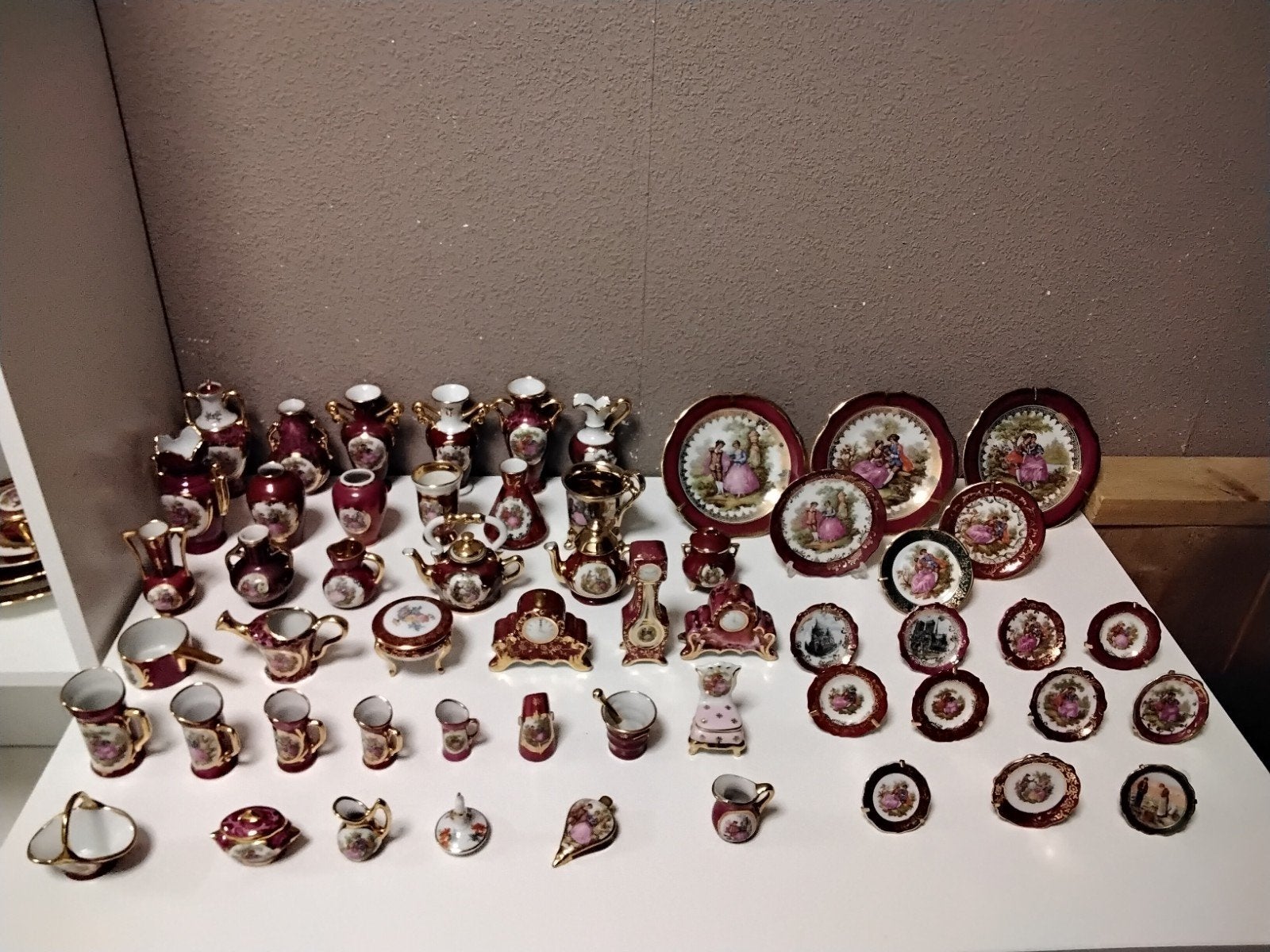 55 x diverse mooie France limoges porselein, Ophalen