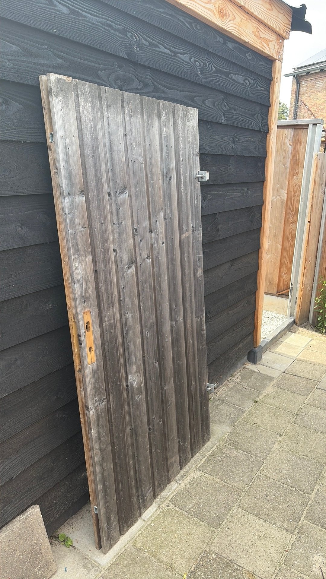 Poort gratis, Ophalen, Minder dan 3 meter, Hout, 1 tot 2 meter