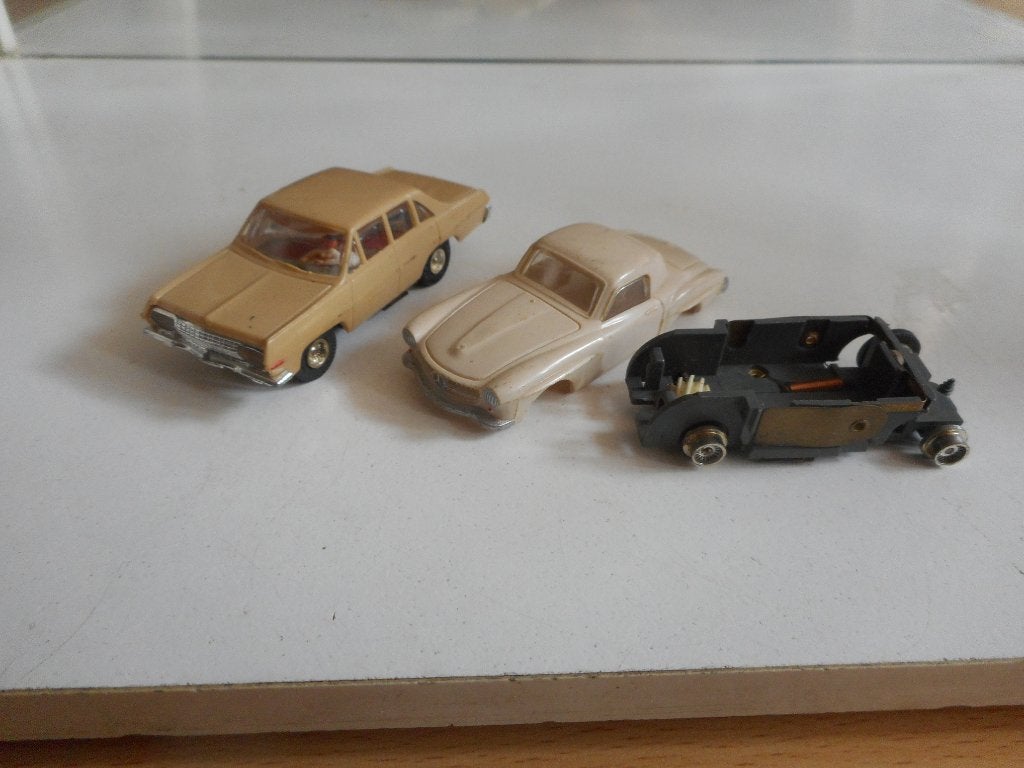 2 x Faller AMS Autos, Ophalen of Verzenden, Gebruikt, Elektrisch, Carrera